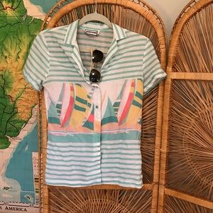 Vintage Hawaiian shirt / beach boys shirt